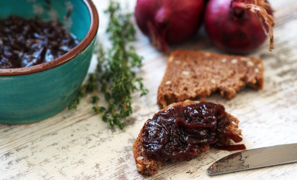 recept na cibulovou marmeládu jedlý dárek
